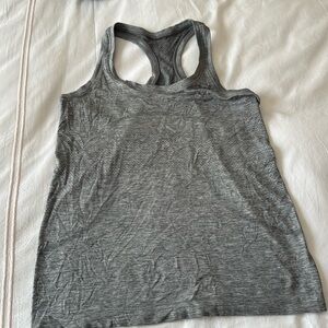 Gray lululemon swiftly tech racerback tank top